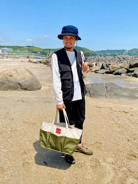 Manhattan Portage Staffさん（メンズ・170cm）の春コーディネート