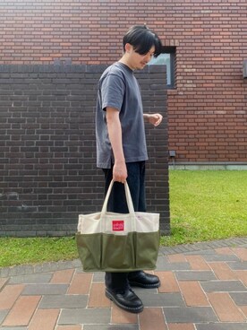 Manhattan Portage Staffさん（メンズ・178cm）の春コーディネート