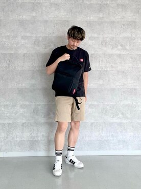 Manhattan Portage Staffさん(メンズ・174cm)の夏コーディネート