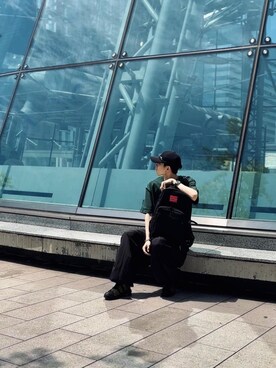 「アパレル」｜Manhattan Portage Staffさん（メンズ・180cm）の夏コーディネート