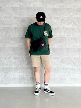 Manhattan Portage Staffさん(メンズ・174cm)の夏コーディネート