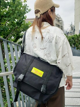 「アパレル」｜Manhattan Portage Staffさん（レディース・163cm）の夏コーディネート