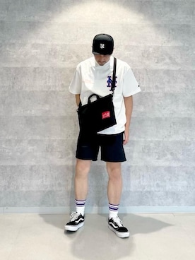 Manhattan Portage Staffさん(メンズ・174cm)の夏コーディネート