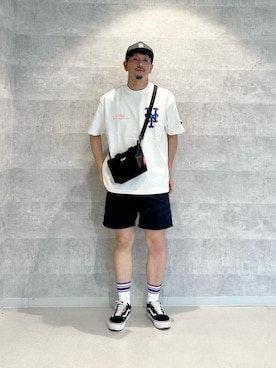 Manhattan Portage Staffさん(メンズ・174cm)の夏コーディネート