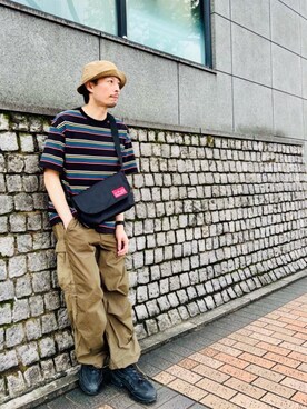 Manhattan Portage Staffさん(メンズ・178cm)の夏コーディネート