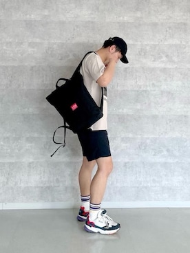 Manhattan Portage Staffさん(メンズ・174cm)の夏コーディネート