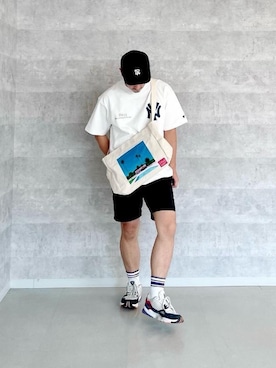 Manhattan Portage Staffさん(メンズ・174cm)の夏コーディネート