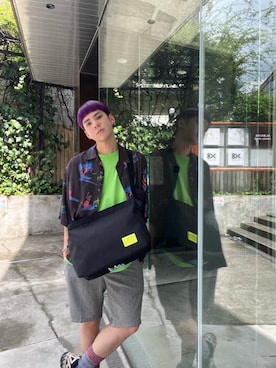 Manhattan Portage Staffさん（メンズ・172cm）の夏コーディネート