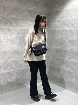 「アパレル」｜Manhattan Portage Staffさん（レディース・161cm）の秋コーディネート