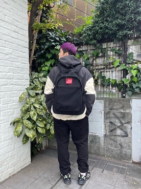 「Manhattan Portage」｜「アイテム（ブルゾン）」を使った、Manhattan Portage Staffさん（メンズ・172cm）の秋コーディネート
