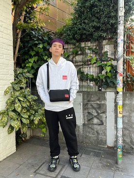 Manhattan Portage Staffさん（メンズ・172cm）の冬コーディネート