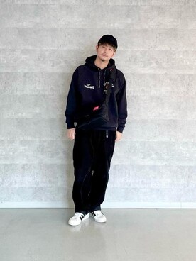 Manhattan Portage Staffさん（メンズ・174cm）の冬コーディネート