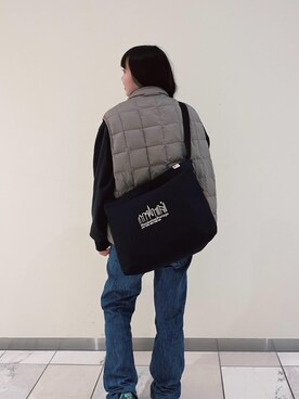 「アパレル」｜Manhattan Portage Staffさん（レディース・155cm）の冬コーディネート