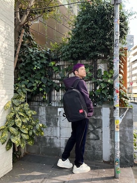 Manhattan Portage Staffさん（メンズ・172cm）の冬コーディネート