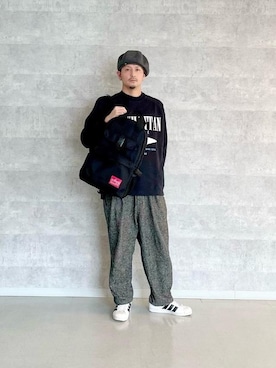 Manhattan Portage Staffさん(メンズ・174cm)の冬コーディネート