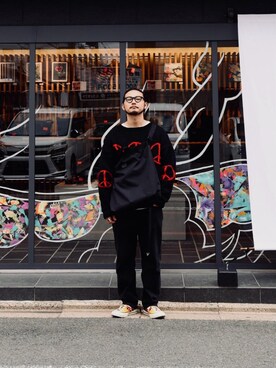 「Manhattan Portage BLACK LABEL」｜Manhattan Portage Staffさん（メンズ・175cm）の冬コーディネート