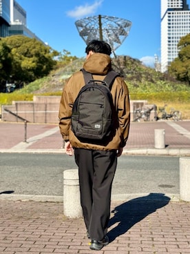 「Manhattan Portage BLACK LABEL」｜Manhattan Portage Staffさん（メンズ・170cm）の冬コーディネート