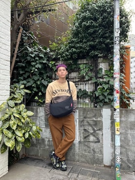 Manhattan Portage Staffさん（メンズ・172cm）の春コーディネート