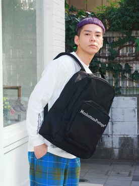 Manhattan Portage Staffさん（メンズ・172cm）の春コーディネート