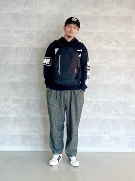 Manhattan Portage Staffさん（メンズ・174cm）の春コーディネート