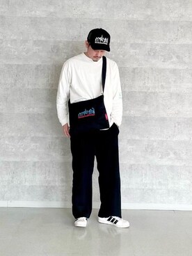 「アパレル」｜Manhattan Portage Staffさん（メンズ・174cm）の春コーディネート