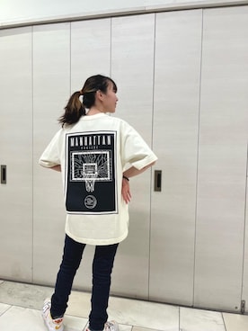 「アパレル」｜Manhattan Portage Staffさん（レディース・155cm）の春コーディネート