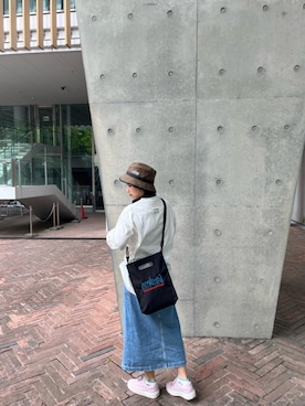 「アパレル」｜Manhattan Portage Staffさん（レディース・156cm）の春コーディネート