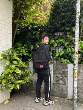Manhattan Portage Staffさん（メンズ・172cm）の春コーディネート