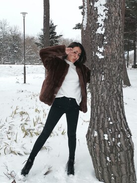 スウェットを使った 雪国 のレディース人気ファッションコーディネート Wear