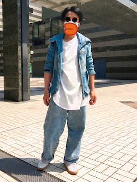 「JOINT WORKS（ジョイントワークス）のアイテム（ジャケット/アウター）」を使った、hideさん（メンズ・167cm）の春コーディネート