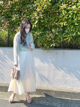 グリッターコルクプラットフォームサンダルを使った人気ファッションコーディネート Wear