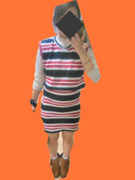 「YEVS（イーブス）のアイテム（シューズ）」を使った、KobeHepさん（レディース・157cm）の秋コーディネート