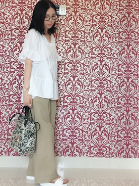 「TOUS（トウス）のアイテム」を使った、tingtingさん（レディース・153cm）の夏コーディネート