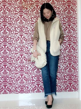 「TOUS（トウス）のアイテム」を使った、tingtingさん（レディース・153cm）の秋コーディネート