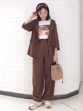 tingtingさん（レディース・153cm）の秋コーディネート