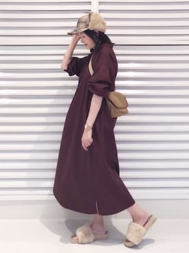「stradivarius（ストラディバリウス）のアイテム（スリッポン）」を使った、tingtingさん（レディース・153cm）の秋コーディネート