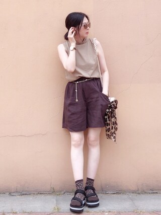 tingting is wearing MOUSSY "BACK RIBBON トップス"