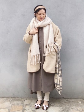 tingtingさん（レディース・153cm）の冬コーディネート