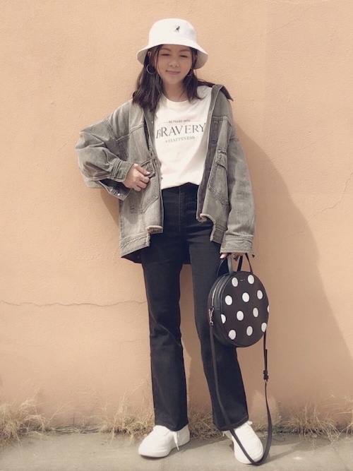 Tingting Kangolのハットを使ったコーディネート Wear