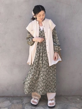 「Crisp（クリスプ）のアイテム（ヘアアクセサリー）」を使った、tingtingさん（レディース・153cm）の春コーディネート