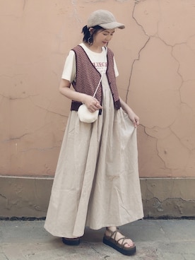 tingtingさん（レディース・153cm）の秋コーディネート