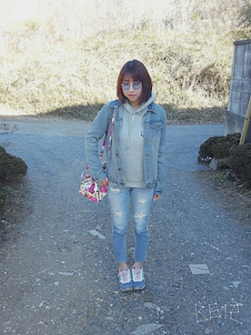 みっちゃぽさん（レディース・161cm）の冬コーディネート