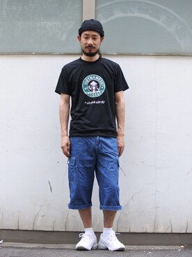 「無（ム）のアイテム」を使った、AKさん（メンズ・168cm）の夏コーディネート