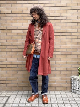 「無（ム）のアイテム」を使った、AKさん（メンズ・168cm）の冬コーディネート