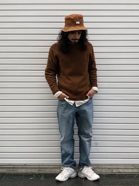 「無（ム）のアイテム」を使った、AKさん（メンズ・168cm）の冬コーディネート