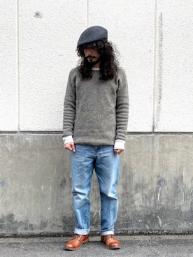 「Sense of Grace（センスオブグレース）のアイテム」を使った、AKさん（メンズ・168cm）の冬コーディネート