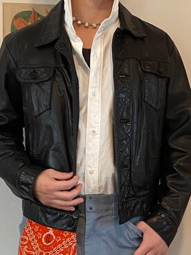 「Pherrow's（フェローズ）のアイテム（シャツ/ブラウス）」を使った、yuhri 「相互フォロー」さん（メンズ・172cm）の春コーディネート
