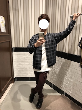 「ワインレッド」｜「アイテム（財布/小物）」を使った、まさとさん（メンズ・165cm）の夏コーディネート