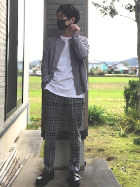 「リドム」｜「アイテム（その他）」を使った、まさとさん（メンズ・165cm）の秋コーディネート