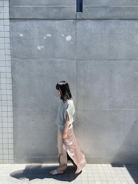 田村紗菜さん(レディース・154cm)の春コーディネート